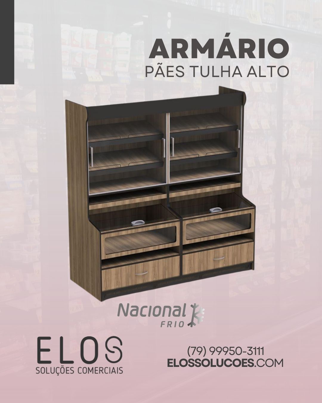 Armário Pães Tulha Alto