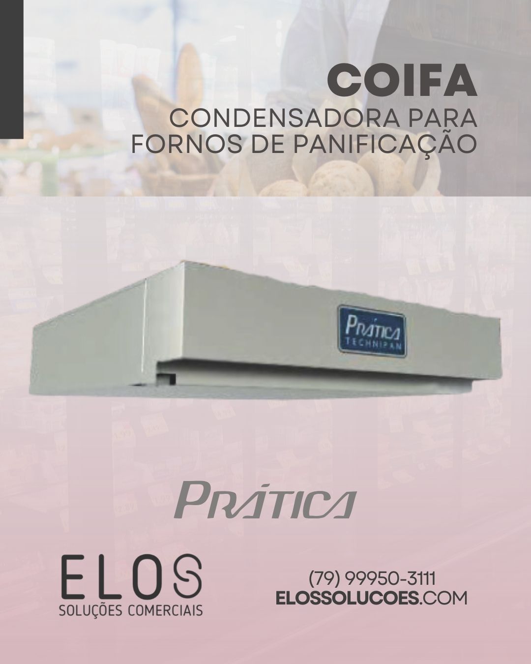 Coifa Condensadora para Fornos de Panificação