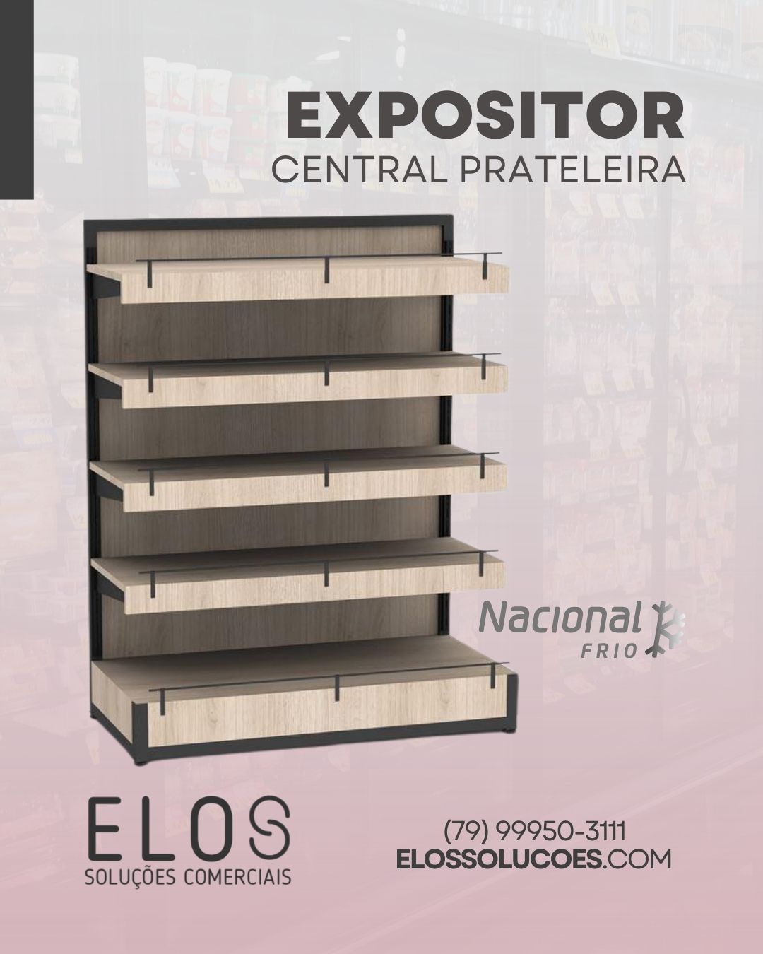 Expositor Central Prateleira