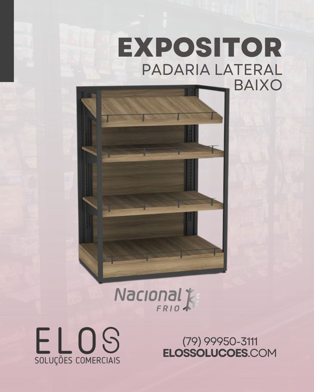 Expositor Padaria Lateral Baixo