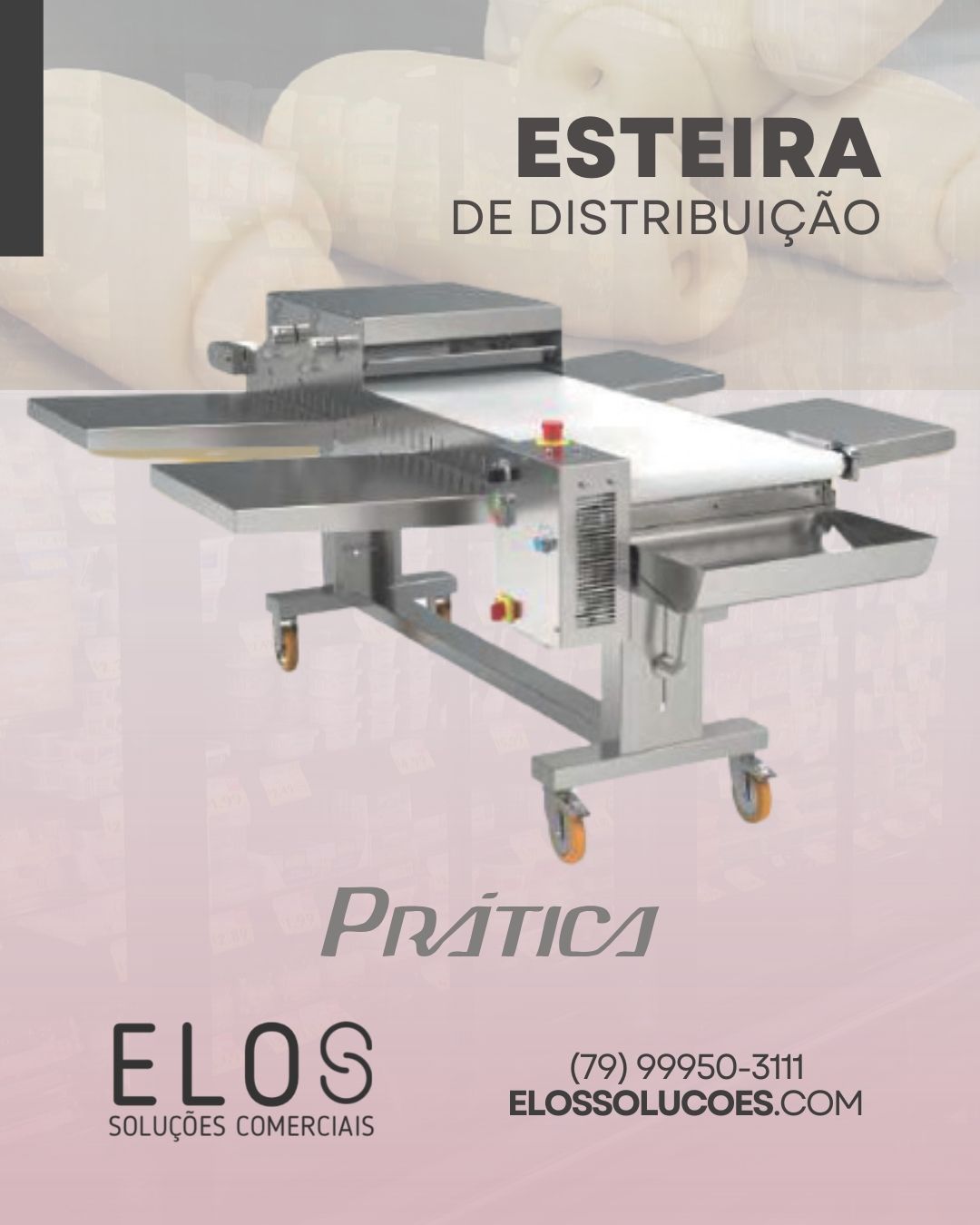 Expositores Vidro Reto Padaria