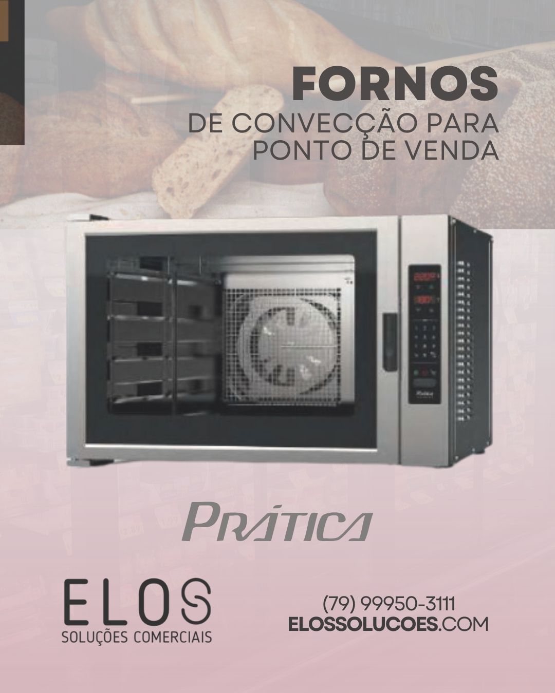 Fornos de Convecção para Ponto de Venda