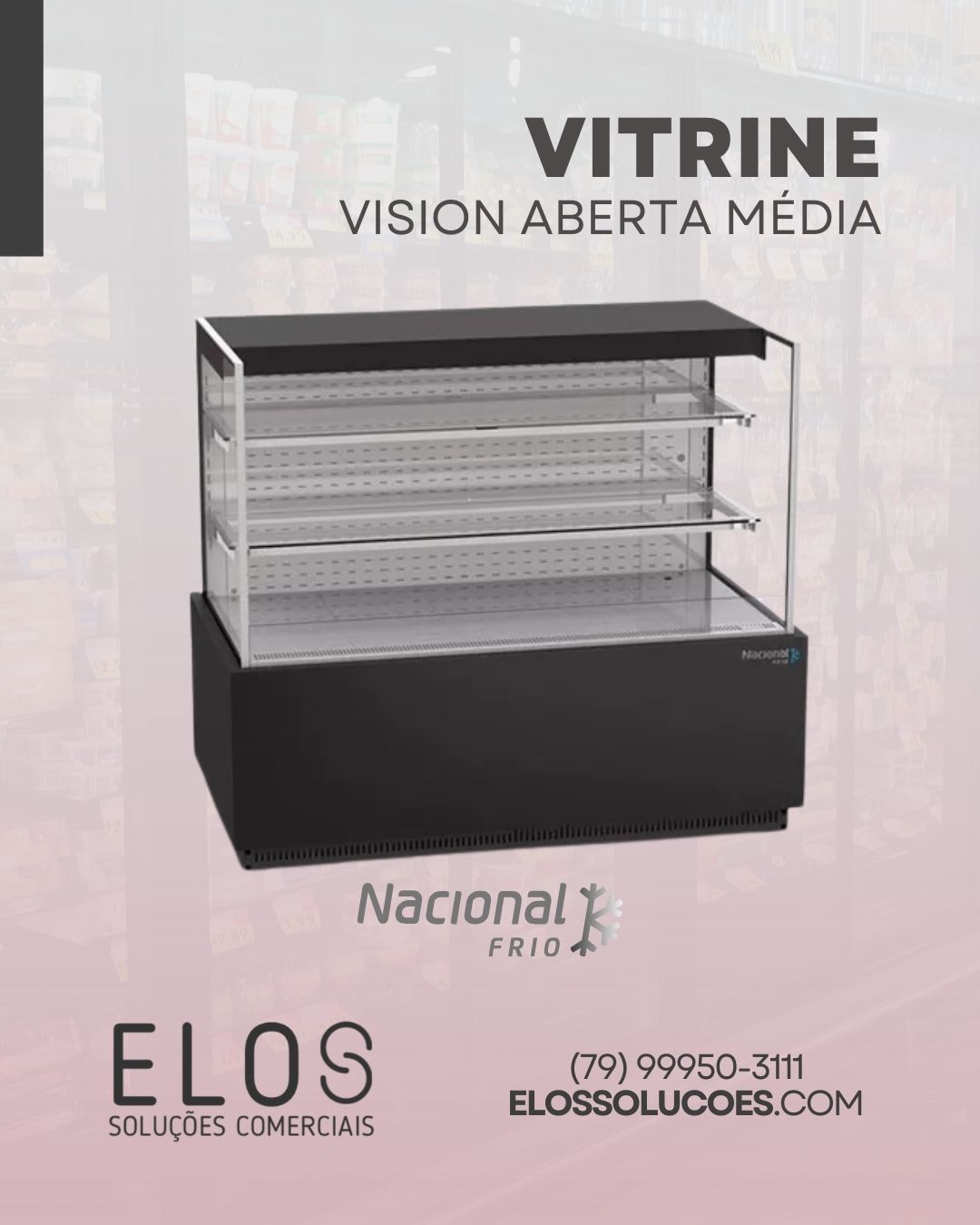 Vitrine Vision Aberta Média