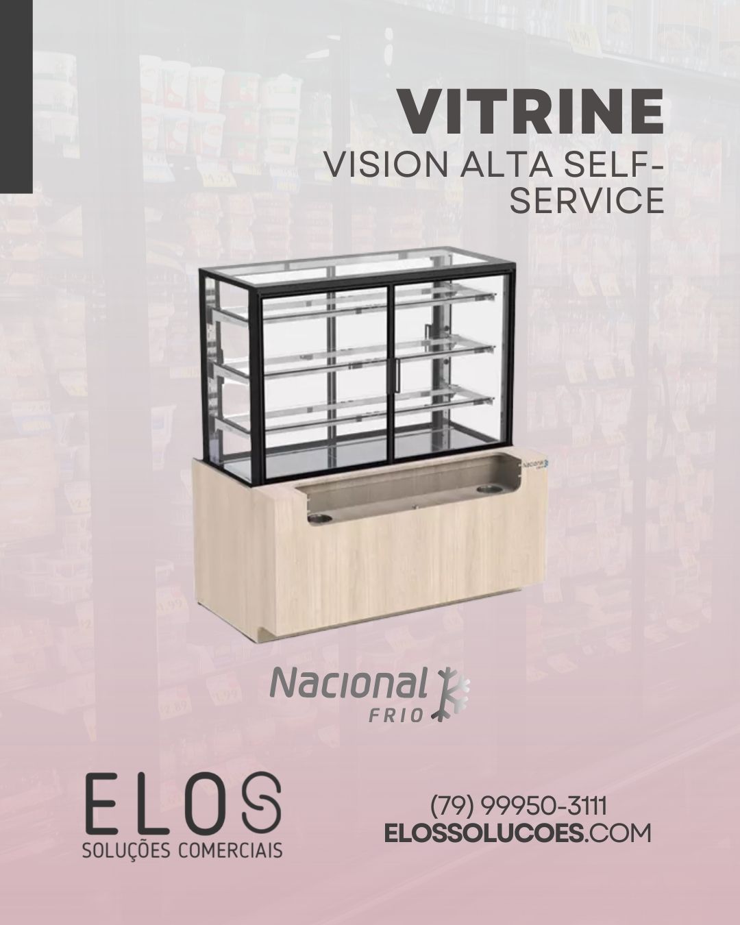 Vitrine Vision Alta Self-Service